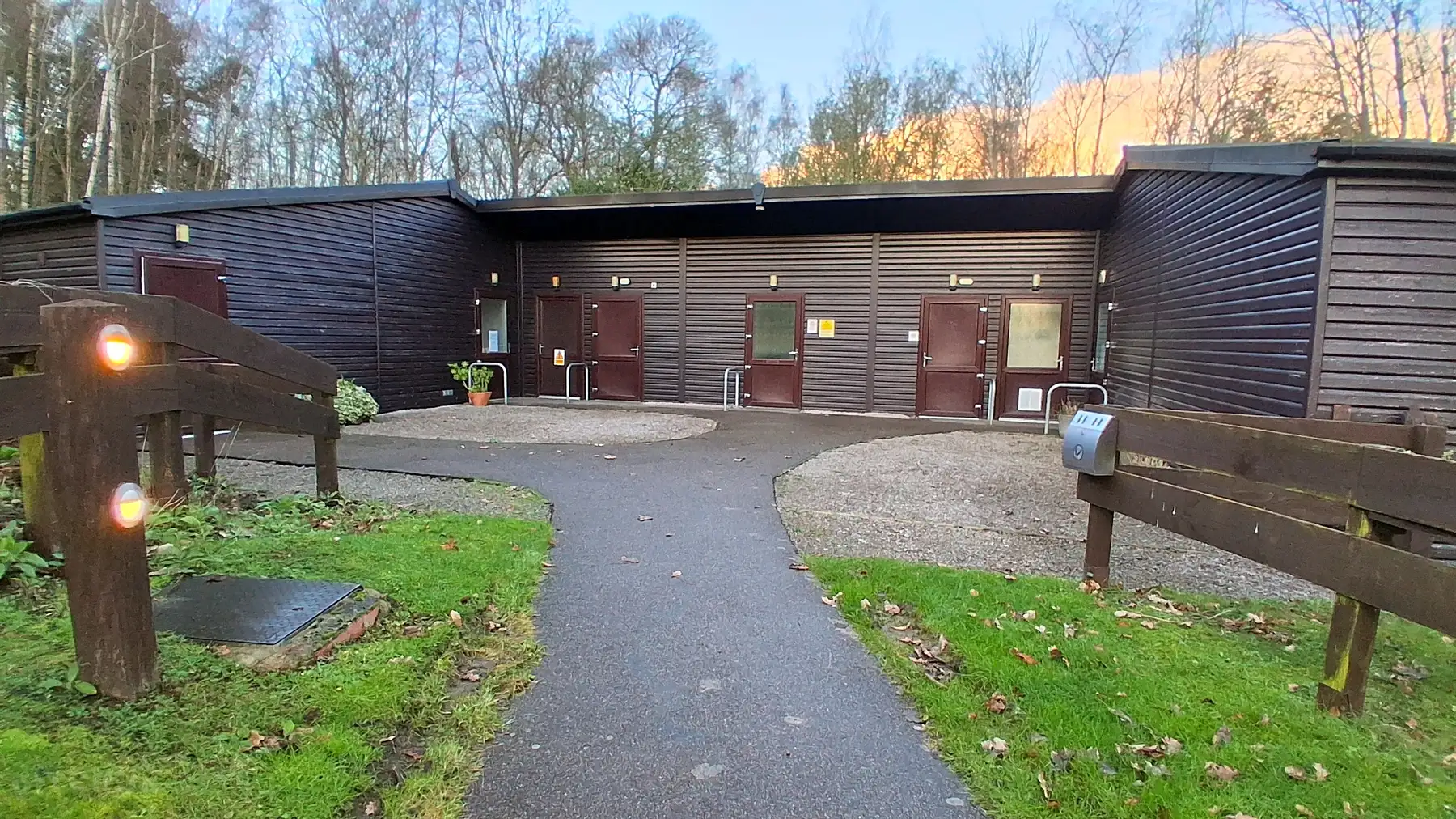 Woodland touring pitches