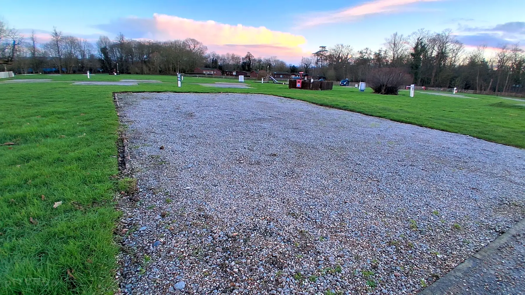 Woodland touring pitches